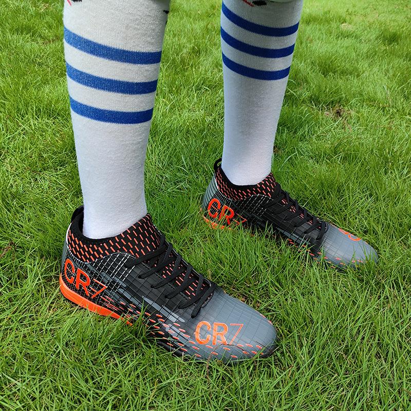 Nailed Summer Sports Shoes Grass Broken Shoes Women S Non-Slip 7 Football Shoes Men S Training Games Professional Breathability 35
