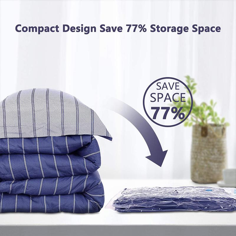 Vacuum Bag Storage Bag Home Organizer Transparent Border Foldable Clothes Organizer Seal Compressed Travel Saving Bag Package