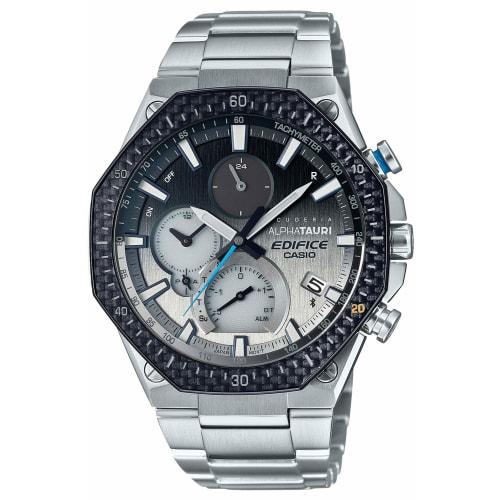 

Чоловічий синій годинник Casio Edifice Smartphone Link Scuderia AlphaTauri Limited Edition EQB-1100AT-2AJR