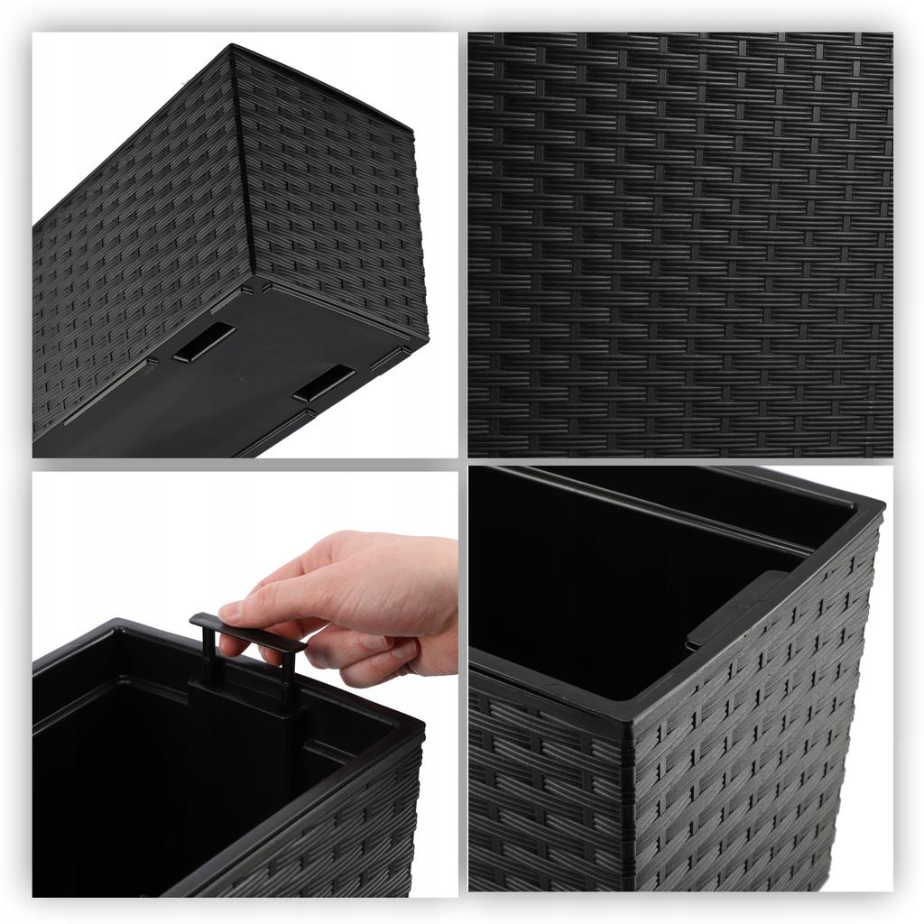 KADAX Flowerpot Balcony Box Handles 19x56cm