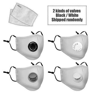 Outdoor Cycling Anti-dust Anti-haze Face Mask Washable Reusable Dustproof Mask with Air Valve
