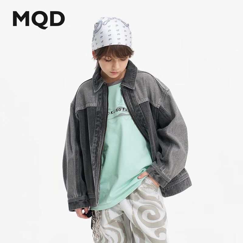 MQD Boys  Chinese Style Printed Denim Jacket 150
