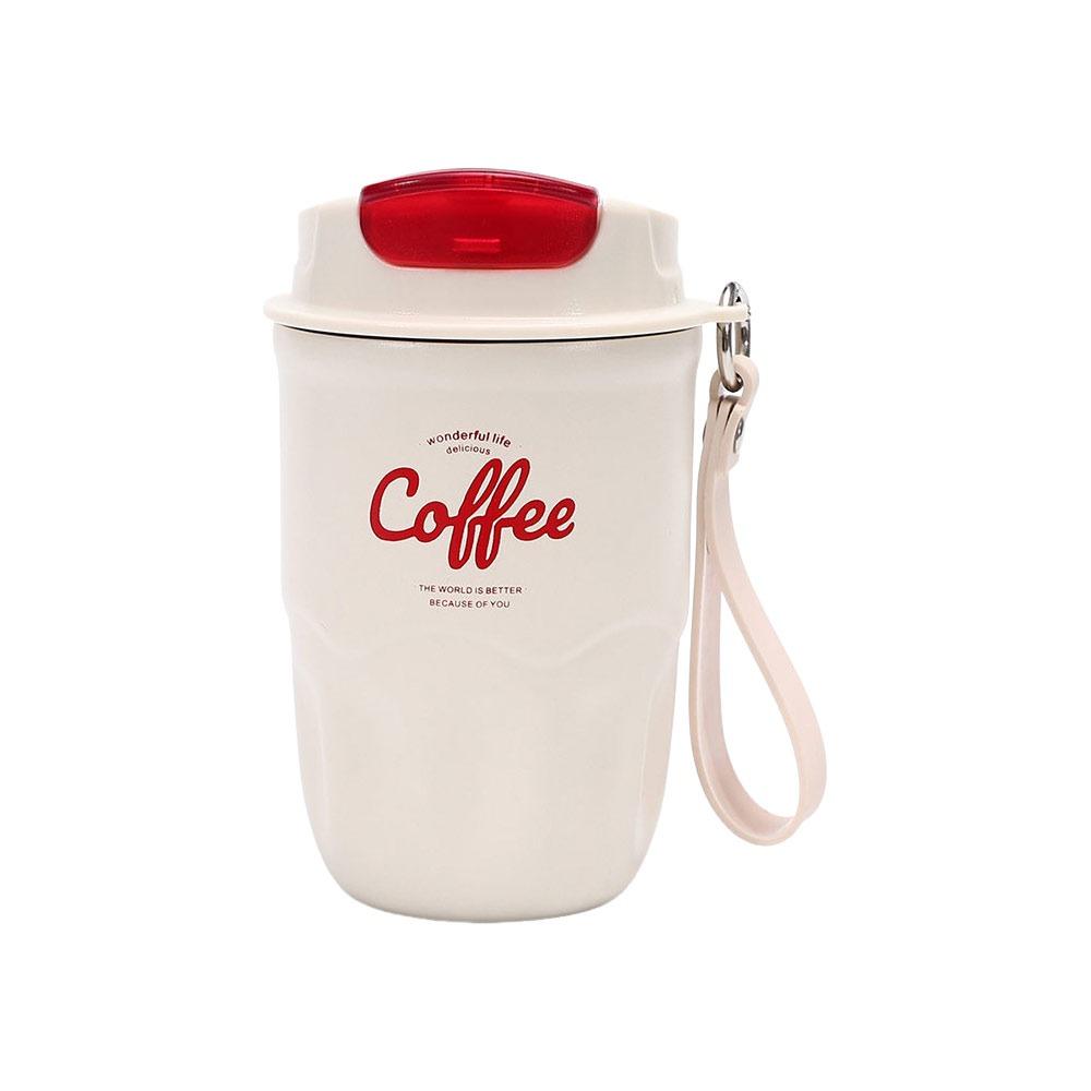 

Fashion Stainless Steel Tumbler Portable Heat and Cold Insulation Thermal Mugs Coffee Cup 50ml белый