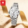 OLEVS 3620 Women Watch Luxury Brand Original Quartz Movement Wristwatch Waterproof HD Luminous Double Calendar Watch For Women