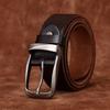 Single Layer Leather Without Interlayer Whole Cowhide Cutting Belt Men'S Leather Pin Buckle First Layer Cowhide Casual Jeans Belt