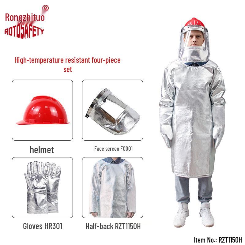 High-Temperature Resistant Aluminum Foil Flame-Retardant Workwear