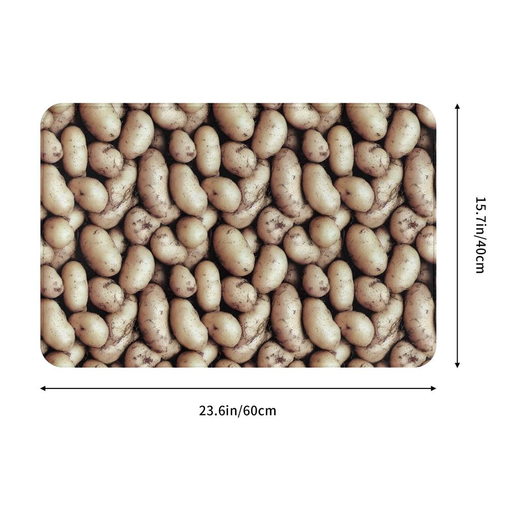 Fashion Raw Potatoes Doormat Anti-Slip Entrance Bathroom Kitchen Floor Door Mats  Garden Rug Carpet Footpad