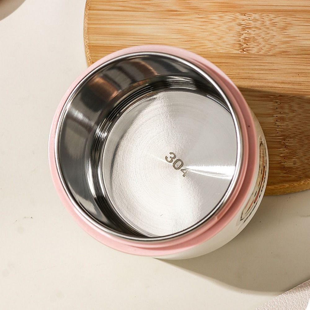 With Spoon Sealed Lunch Box 530ml Vacuum Soup Cup Thermal Breakfast Cup  Outdoor Activities