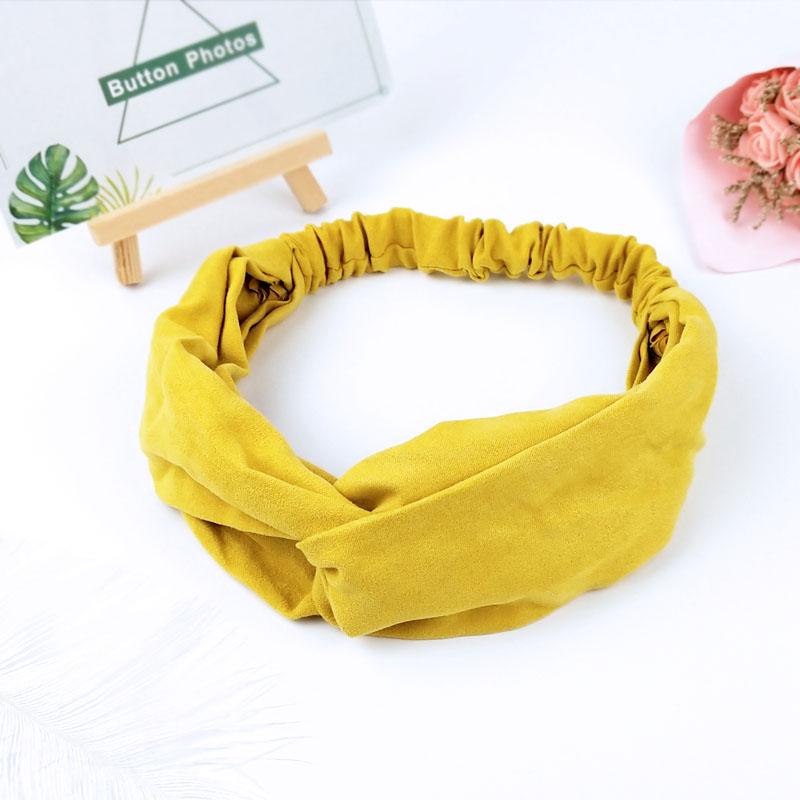 Scrunchies Frau Geknoteter Turban Haaraccessoires für Mädchen Stirnband Turban Elastisches Haarband Kopfwickel Gestreifte Haar-Scrunchies