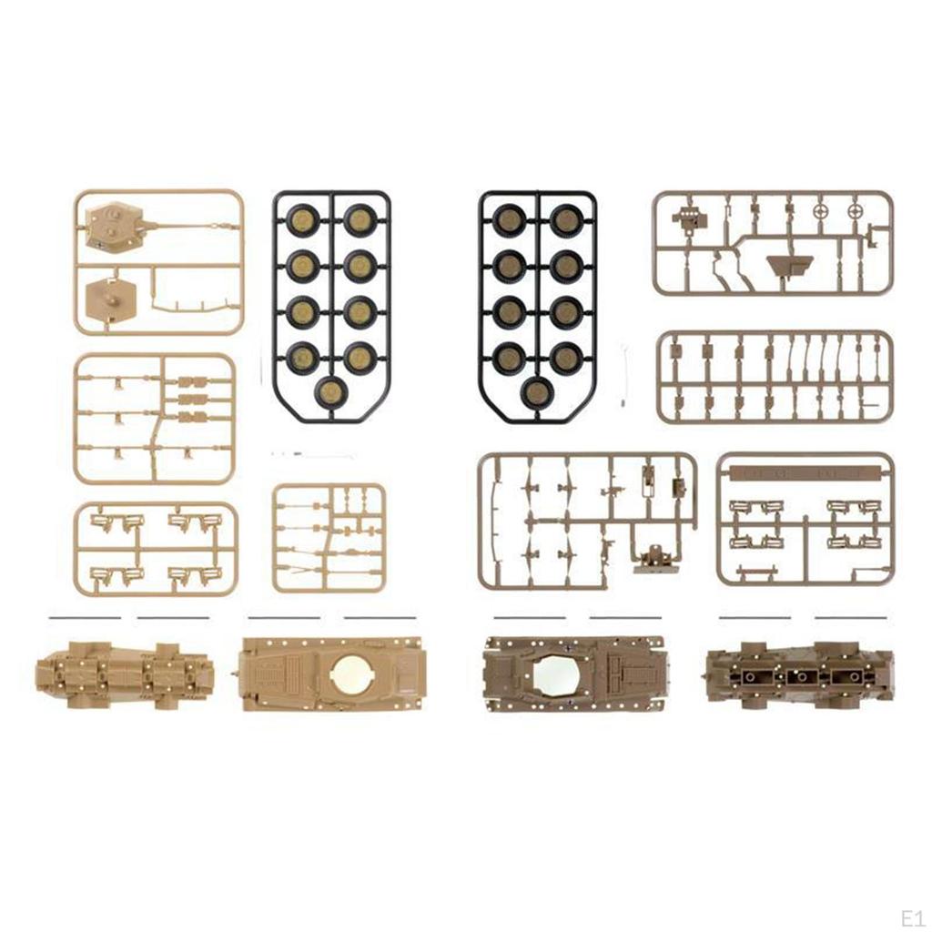 1/72 German Tank Model Building Set, Armored Vehicle Collectible for Educational Use