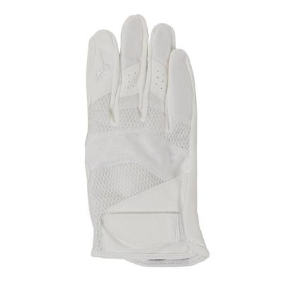Mizuno Mizuno Pro Fielding High School Baseball Rules White X White Size M Glove, Right-Handed, Compliant, (10), (24-25cm)