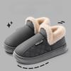 Cotton Slippers Bag and Waterproof Thick-soled Warm Fleece Anti-slip Shoes