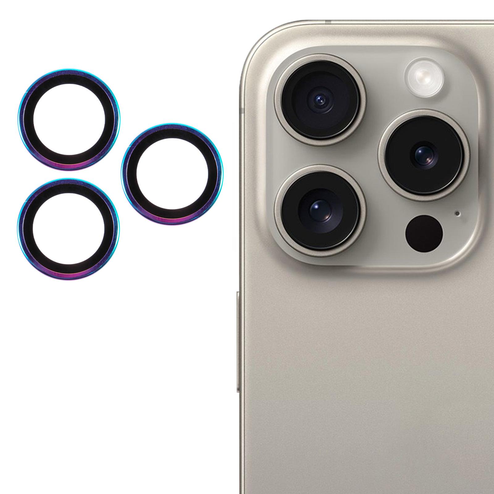 

3Pcs/Set For iPhone 16 Pro Max/16 Pro Camera Lens Protector Ultra Clear Anti-Scratch Corning Gorilla Glass Lens Film Type A