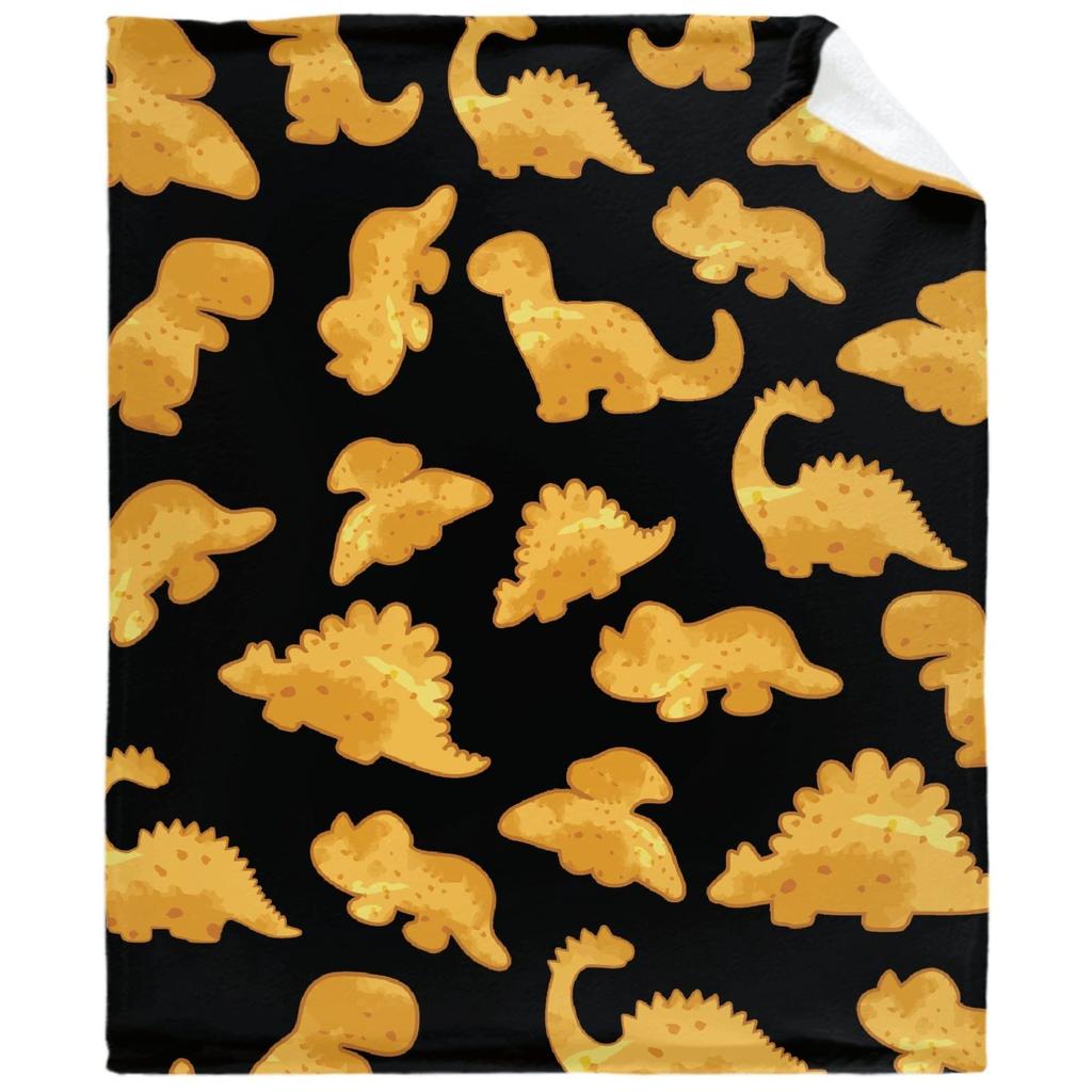Dinosaur chicken nuggets blanket gift soft comfortable flannel bedding blanket sofa office camping blanket