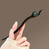 Neuer chinesischer Stil Haarnadel Haarnadel Glänzende Oberfläche Elegant Grünstein Haarstäbchen für Haare DIY Accessoire Haarstyling