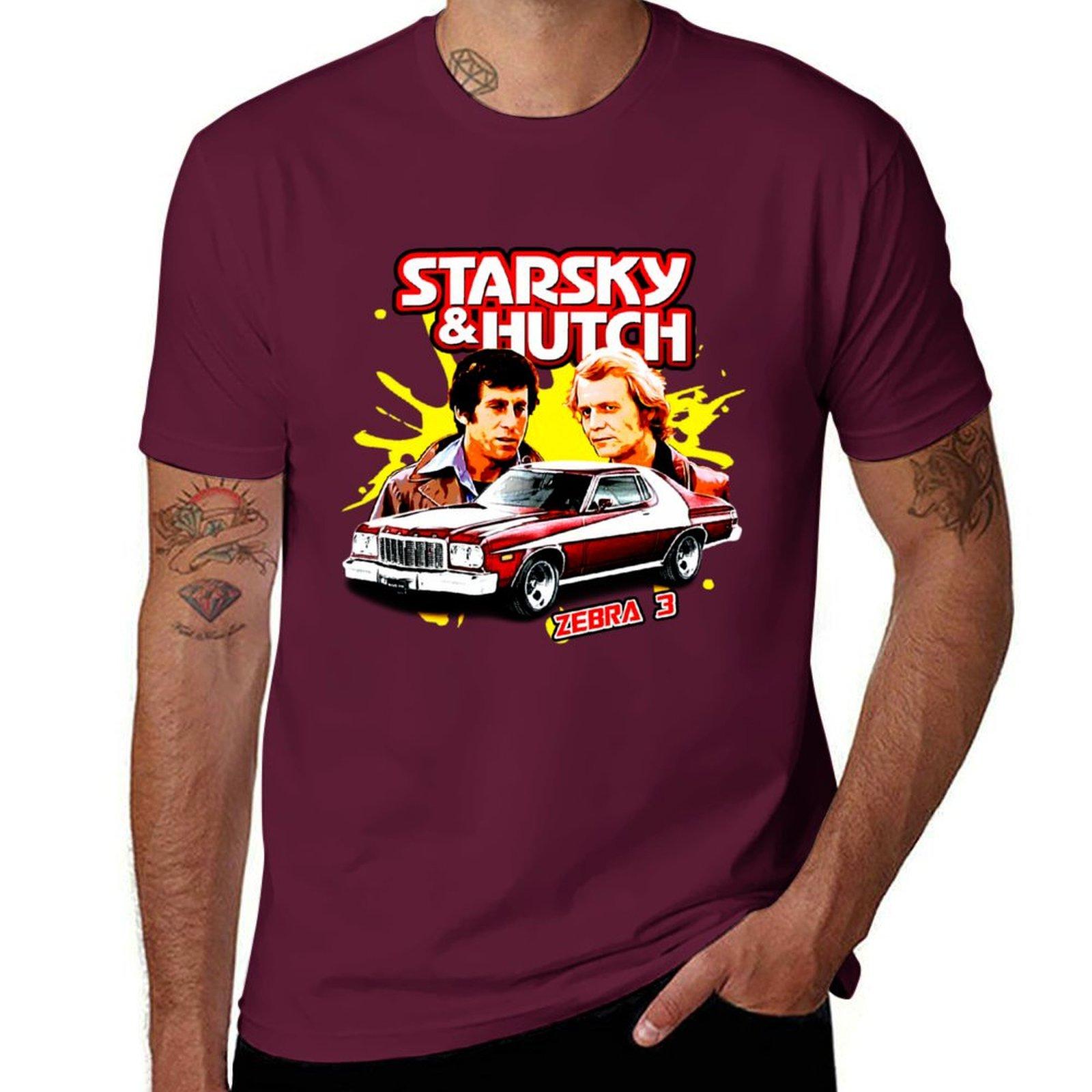 

Starsky and Hutch TV series T-Shirt summer top vintage clothes for men XL