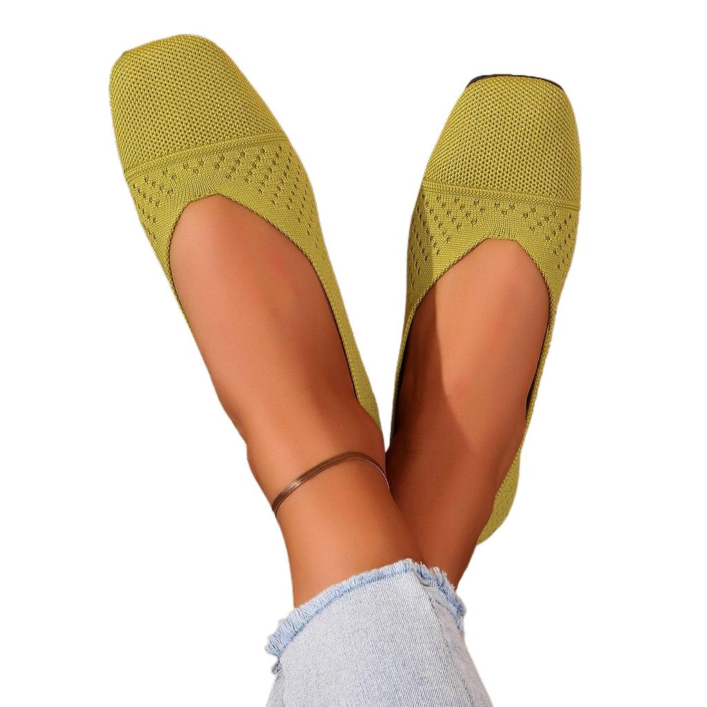 New Mesh Knitting Loafers Shoes Women Flats Sport Shoes Casual Sneakers Summer New Walking Running Cozy Zapatos Mujer
