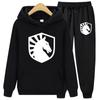 Spring Hoodies Set Sweatshirt+Sweatpants Suit Autumn Winter Warm Tracksuit Sets Women's Classic Hooded Outwear Sets
