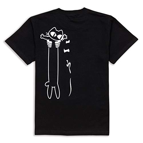 Scorpy Cat T-Shirt, Love Cat, Men s and Women s, Short Sleeve, Black, Size S