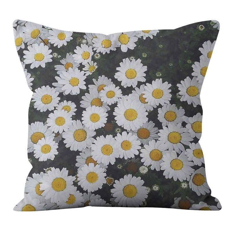 

Daisy Linen Pillow Home Sofa Cushion Cushion 45X45 with pillow core