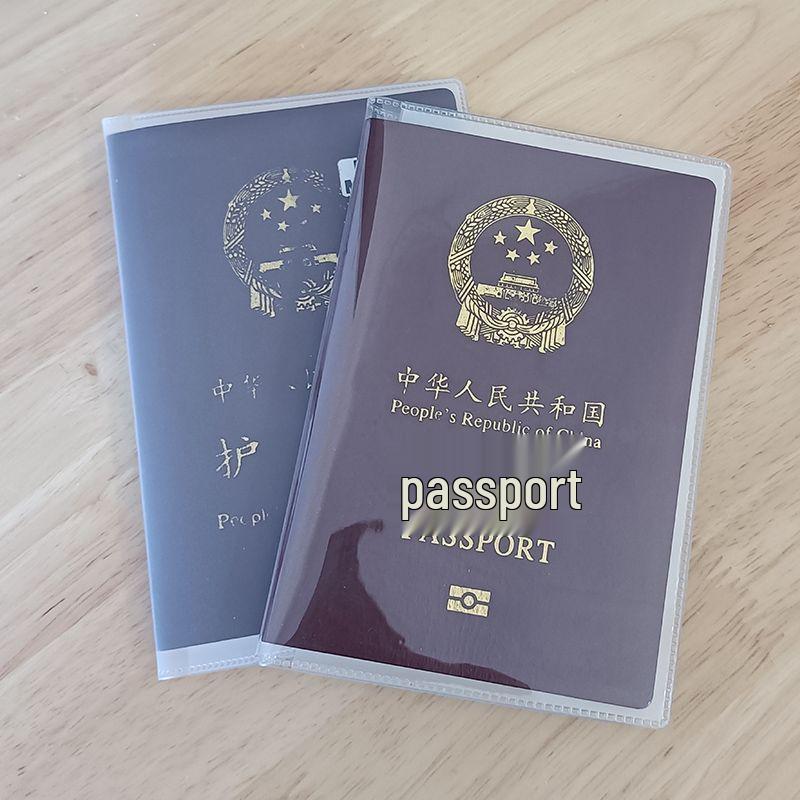 Мужской водонепроницаемый прозрачный чехол для паспорта и кошелек-холдер для ID Transparent