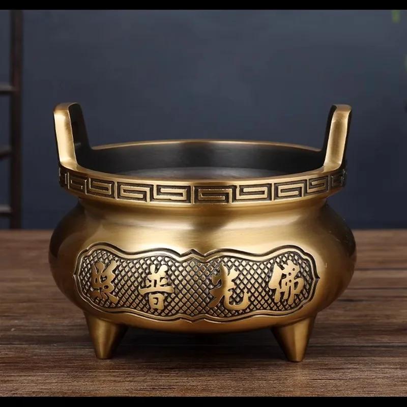 Alloy Censer Temple Offerings To Buddha Buddhist Temple Supplies Attract Wealth Ensuring Safety Pray for Auspiciousness Decor