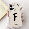 For Xiaomi Poco C85 4G Lucky Initial Letter Phone Case For Poco C85 C 85 4G Soft Silicone Shockproof Cases Bumpers