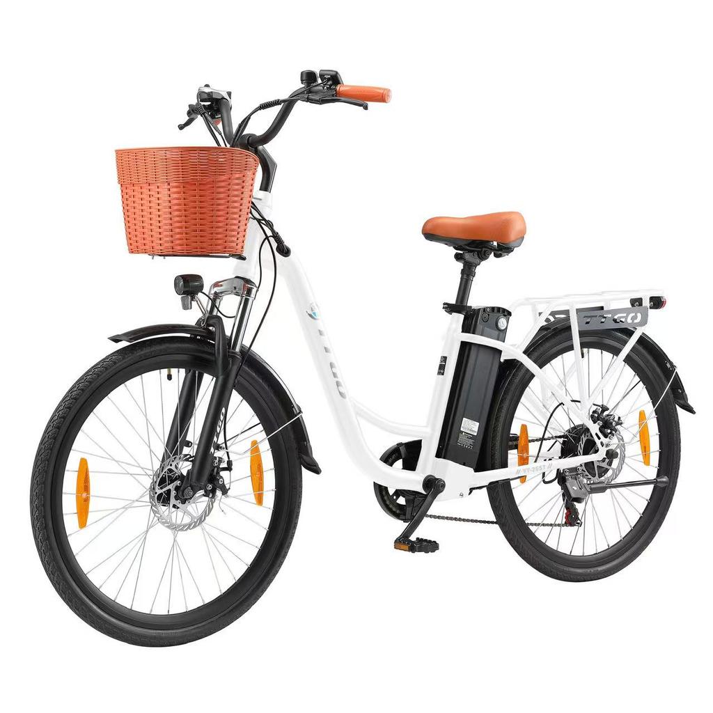 TTGO YY-26ST Electric Bike  Adults - 250W Brushless Motor 36V14.5Ah Battery 120KG Max Payload Ideal for Urban Commutes