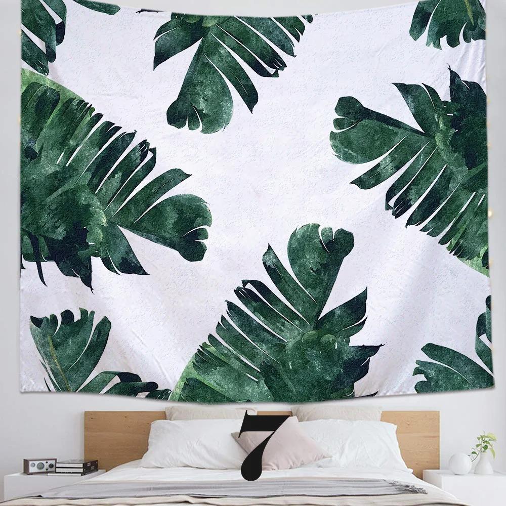 Watercolor Painting Floral Decorative Tapestry Home Wall Living Room Office Decorative Tapestry