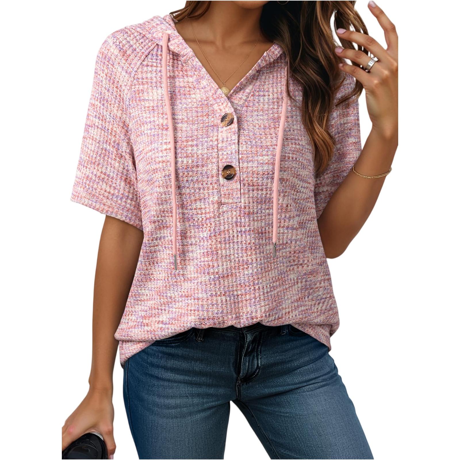 

Women s Fashionable Casual Top XL рожевий