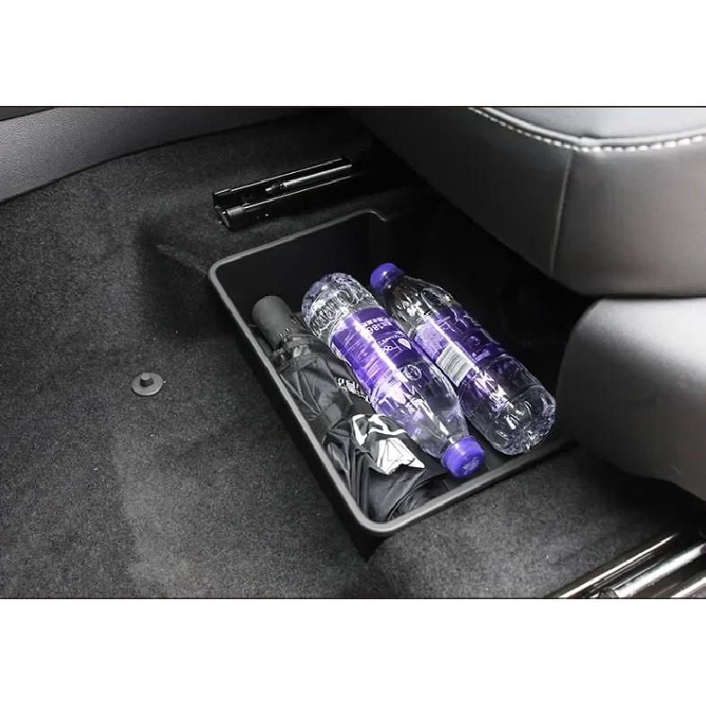 Pour VW Tiguan MK2 2023 Boîte de rangement sous le siège Accessoires Capacité Nouveau Support Bac à ordures élevé Organiseur Boîtier Tiroir 2023