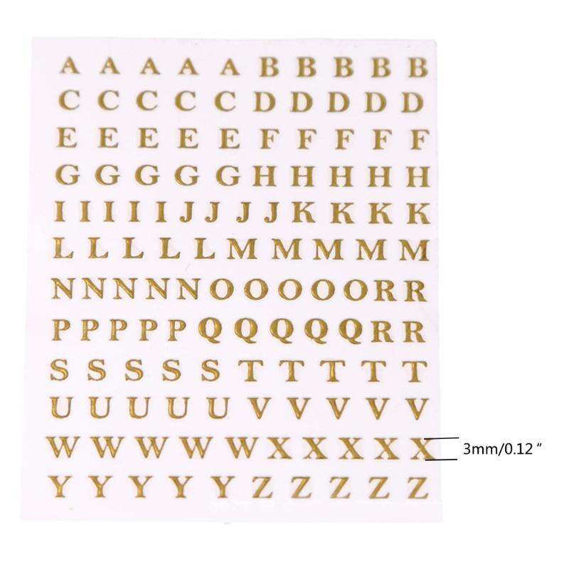 5Sheets Letters Metal Stickers Resin Mold Fillers Jewelry Making Material Epoxy Filling Materials Epoxy Resin Supplies