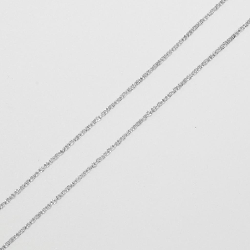 TIFFANY&Co. Bean Necklace Silver925 2.8g Women Used