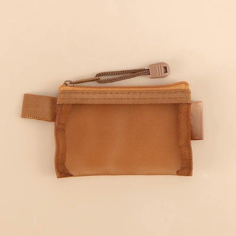 

Новый ретро прозрачный сетчатый мешок для монет на молнии ID органайзер для банковских карт чехол портативный ключ наушники кабель для передачи данных зарядное устройство сумка для хранения