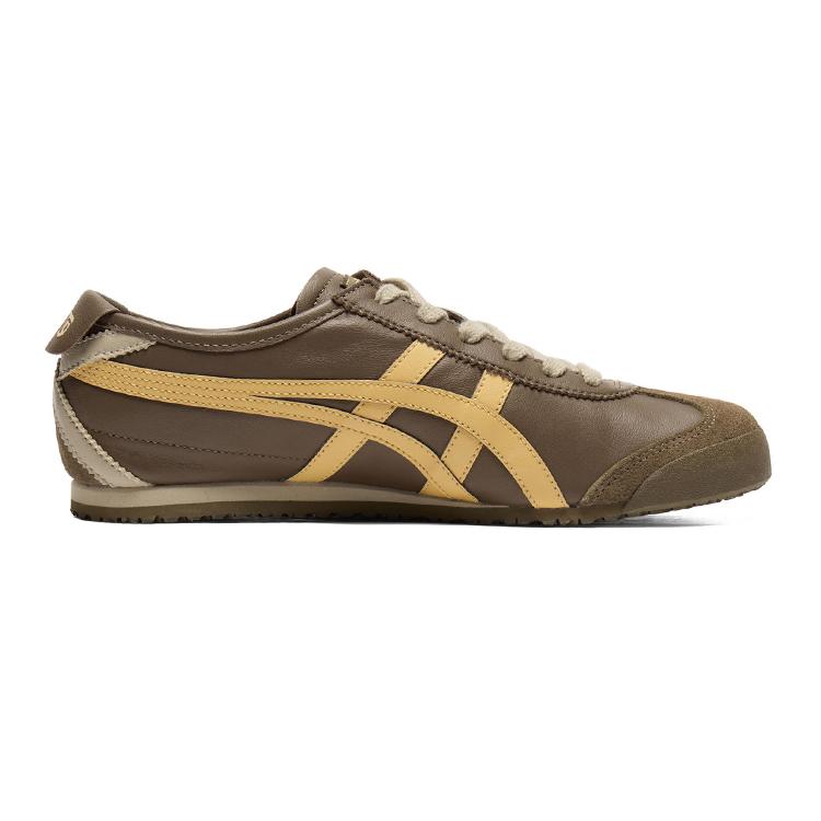 ONITSUKA TIGER MEXICO 66 Breathable Low Top Casual Shoes Unisex Brown Sneakers 1183C102-203