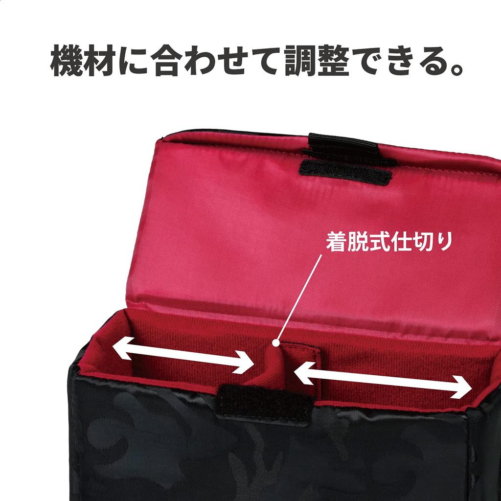 Kenko LUCE Kamerainnenbox Schwarze Tasche, S, 1,7L, Camouflage, AOS-LU1IB S-BKC