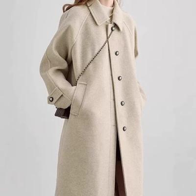 Jacket Women's Medium and Long Year Autumn and Winter New Coat Temperament