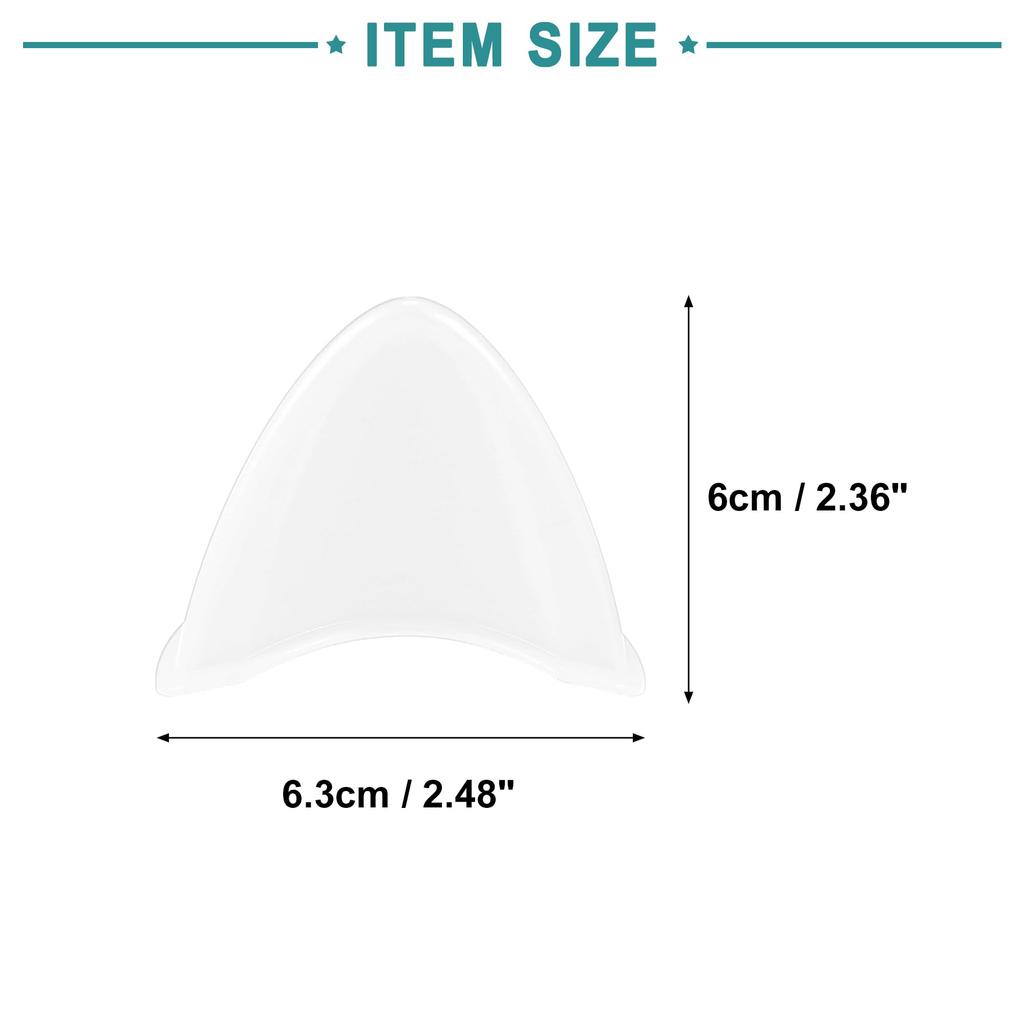 ACROPIX Adorno Estilo Orejas de Gato de TPU Blanco para Casco de Motocicleta Bicicleta Scooter Decoración Pegatina Universal para Casco - Juego de 2