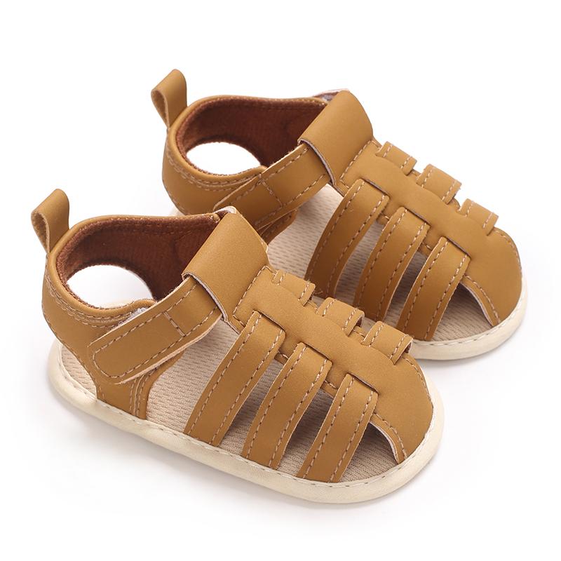 Casual Solid Breathable Sandals For Baby Boys Lightweight Comfortable Anti Slip Sandals For Indoor Outdoor Spring