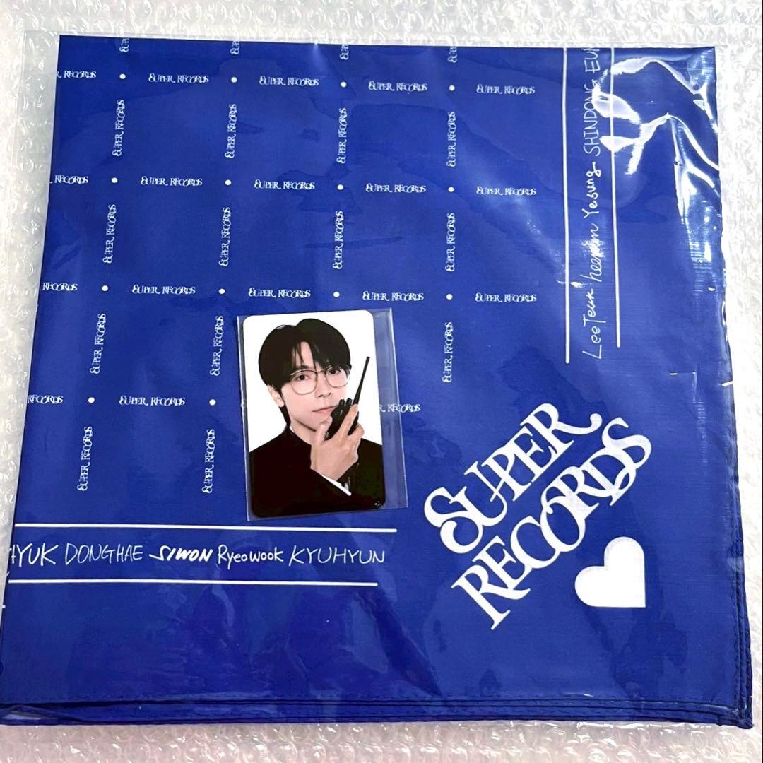[USED] Super Junior SUPER RECORDS Bandana Photocard Donghae