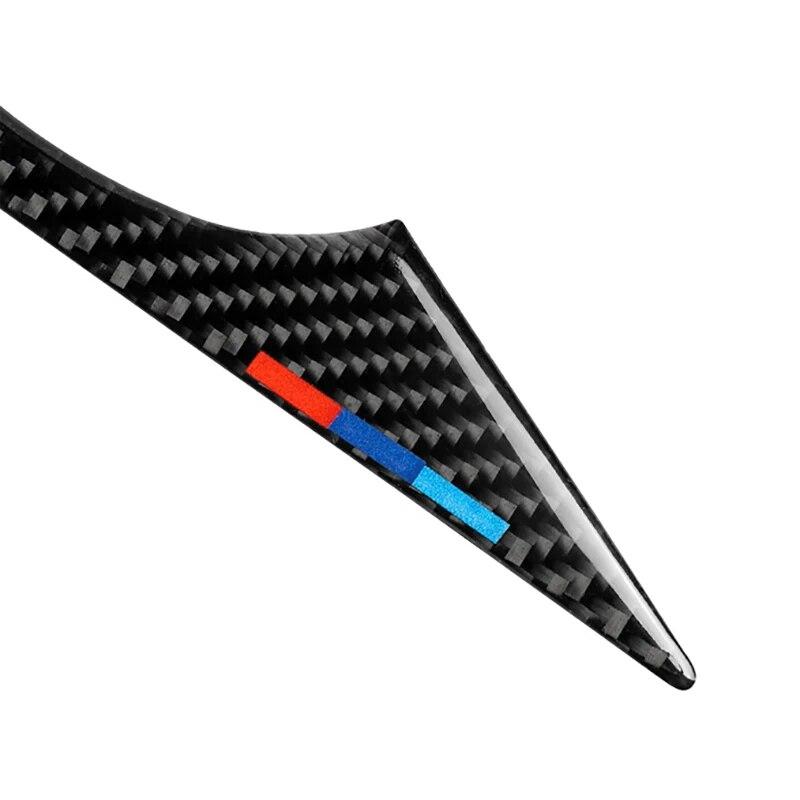 2PCS Carbon Fiber Car Collision Bumper Sticker Rearview Mirror Anti-Rub Strips Protector For BMW E60 F10 F07 F01 Car Accessories