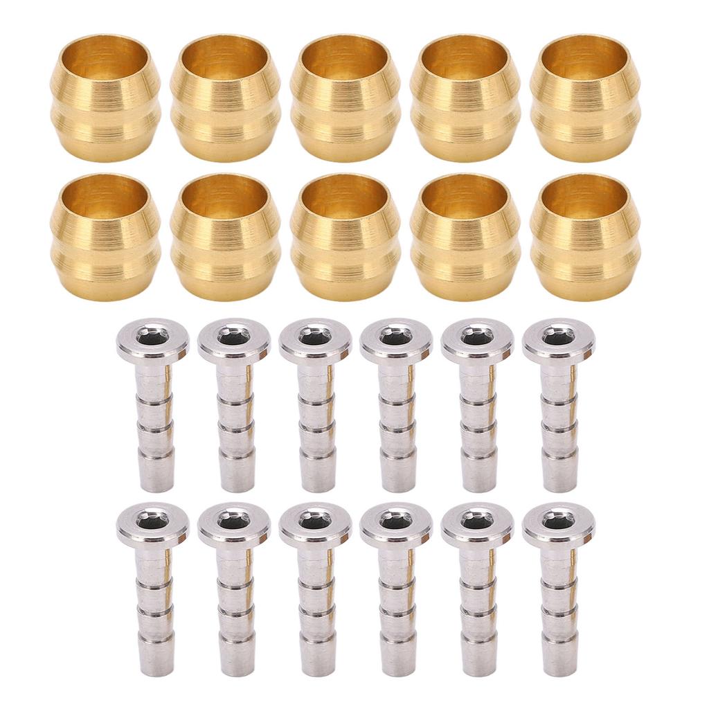 10 Zestawów Igieł Oliwnych do Roweru Zestaw Głowic Oliwnych Odporność na Korozję Igła Oliwna do Przewodów Rowerowych