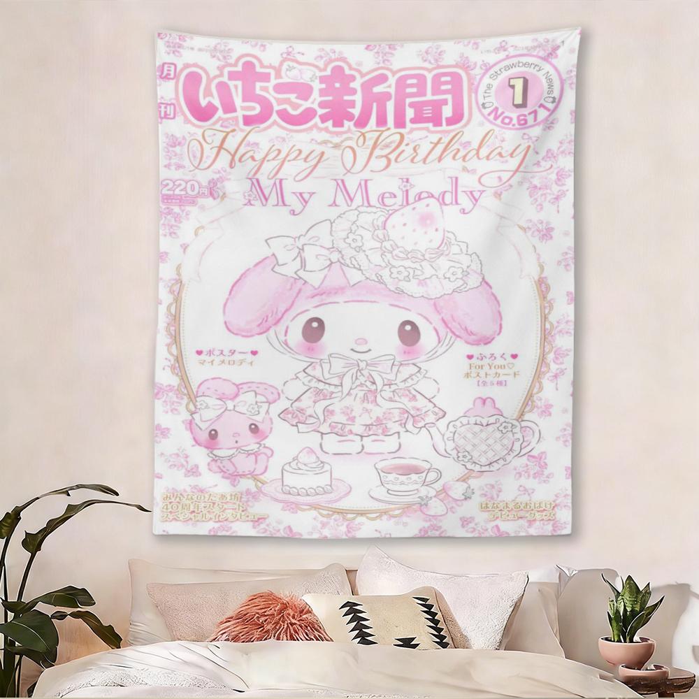 

My Melody Bohemian Mandala Tapestry Wall Art for Living Room Bedroom Decor 74x94cm(29x37in)