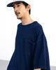 ANGLAN Essential Big Half Tee - Indigo