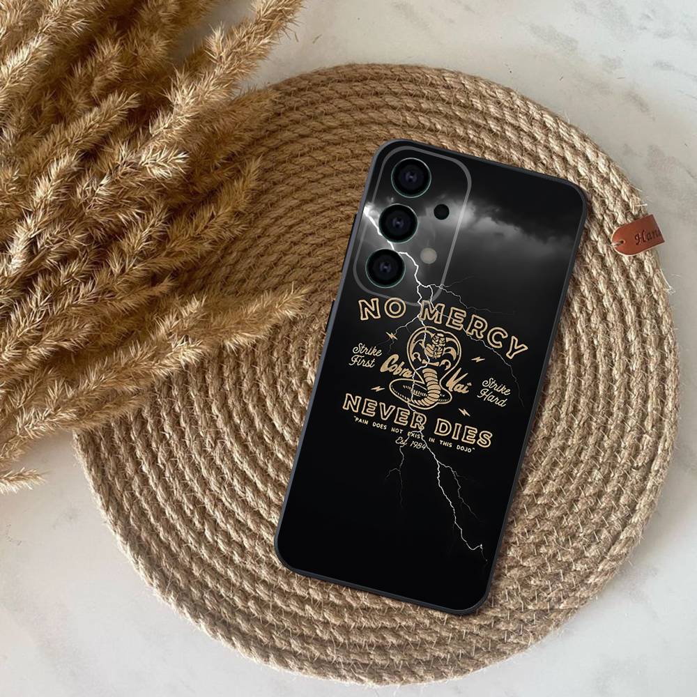 Cobra Kai Snake Phone Case For Samsung S25,S24,S21,S22,S23,S30,Ultra,S20,Plus,Fe,Lite,Note,10,9,5G Black Cover