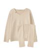 Biteoseljeu [Set] Essential V-Neck Knit & Shawl - 7 Colors