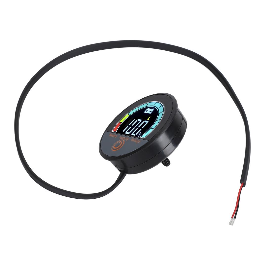 Battery Capacity Voltage Meter LCD Color Display Handlebar Mount Battery Capacity Voltage Monitor DC8‑100V