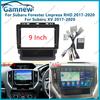 9 Inch Car Frame Fascia Adapter Canbus Box Decoder For Subaru Forester Lmpreza XV 2017-2020 Android Radio Dash Fitting Panel Kit