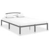 VidaXL Bed Frames Grey Metal 160 X 200 Cm