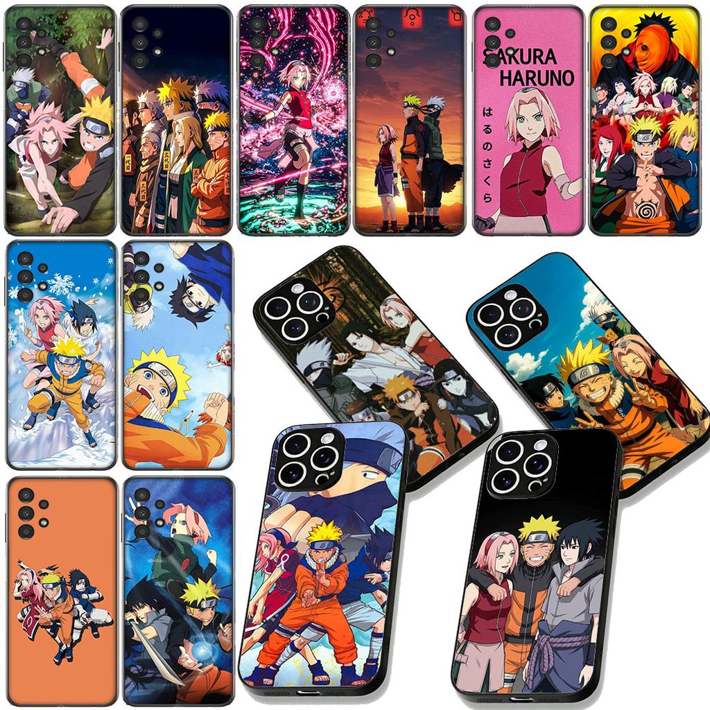 Narutos Haruno Sakura Sasuke Kakashi Cover for Motorola Moto G86 G14 G35 G34 G45 G55 G67 G75 G85 G24 G15 G54 G57 Power Case